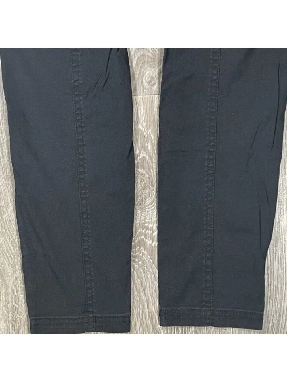 Prana Essex Outdoor Hiking Black Snap Closure Pants - Women Size 2 - Picture 10 of 13